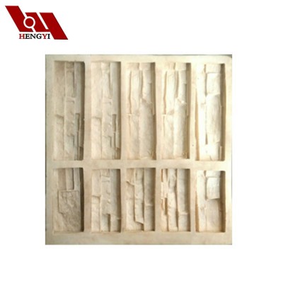 artificial stone wall claddings/artificial brick wall panels/decorative wall panels stone silicone mould