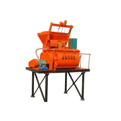 Hot Sell JS 500 concrete mixer machine with lift